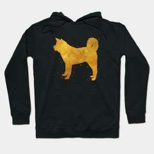 Akita inu golden art Hoodie